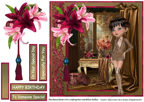 Boudoir With Lilies