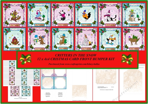 Critters In The Snow Bumper Kit