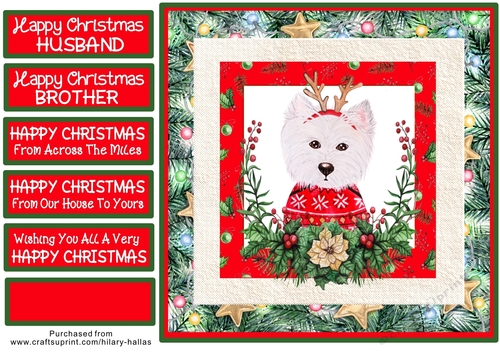 Christmas Westie