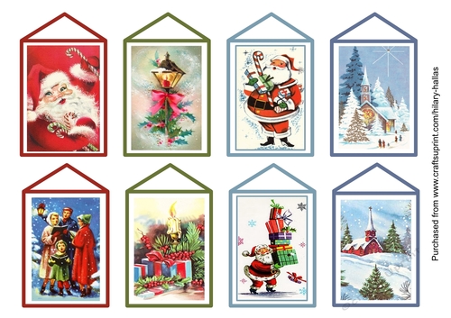 Vintage Christmas Gift Tags