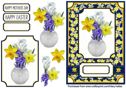Vase of Spring Flowers