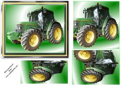 Big Green Tractor Sidestacker