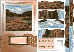 Gorge-ous Scenery Wavy Spiral Edge Stacker
