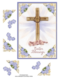 Cross Thorns & Robe Easter Blessings