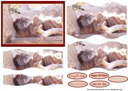 Peekaboo Orangutan Wavy Pyramid