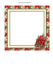 Poinsettia Display Insert 2
