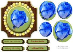 Blue Rosebud Pyramage