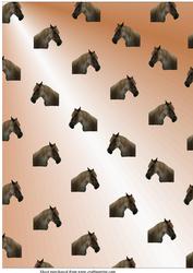 Breton Horse Backing Sheet