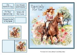 Riding In The Meadow