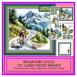 Mountain Cycle 7x7 Card Front Minikit