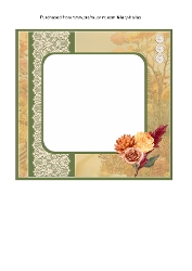 Autumn Scene with Flowers3 Insert