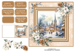 Christmas Church Scene