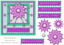 Purple Flowerburst