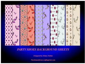 Party Shoes Background Sheets Kit