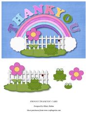 Froggy Thankyou Card