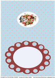 Chariot of Flowers Insert