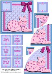 Pink Pussycat Corner Stacker