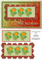 Orange Flower Trio