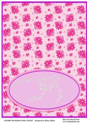 Cherry Blossom Time Insert