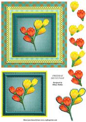 Freesia Decoupage