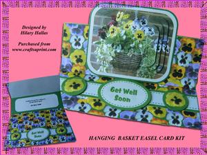 Hanging Basket Easel Card Kit