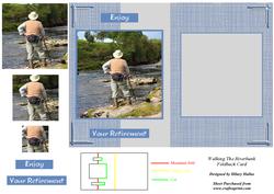 Walking the Riverbank Foldback Card