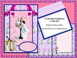 Retro Wedding Card Kit