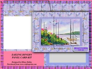 Sailing Dinghi Panel Card Kit