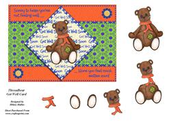 Threadbear Get Well Card