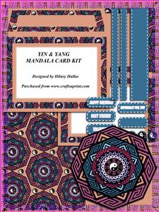 Yin & Yang Mandala Card Kit