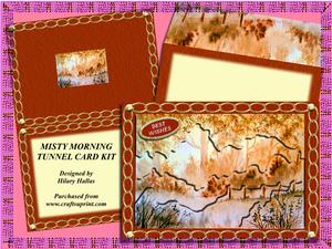 Misty Morning Tunnel Card Kit