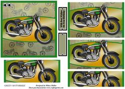 Green Motorbike