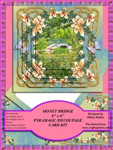 Monet Bridge Card Kit