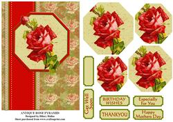 Antique Rose Pyramid