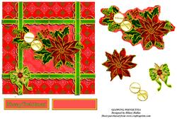 Glowing Poinsettia