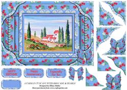 A Farm in Tuscany with Brocade & Pearls