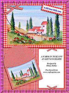 A Farm in Tuscany A5 Gift Envelope