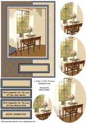 A Table at the Window Sympathy Card