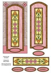 Pink Glass Window