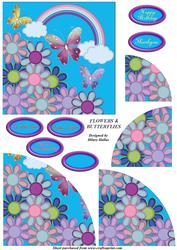 Flowers & Butterflies Corner Stacker