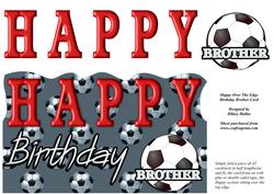 Happy Over the Edge Birthday Brother Card