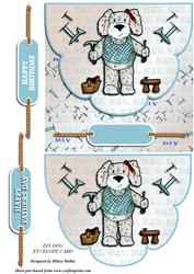 DIY Dog Envelope Card