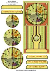 Harvest Time Grandfather Clock