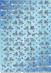 Baseball Boots Background Blue