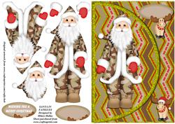 Santa in Fatigues