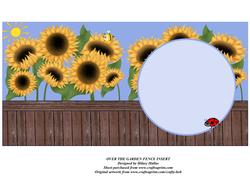 Over the Garden Fence Insert