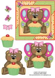 Fairy Cupcake Bear