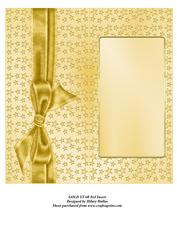 Gold Stars 8"x4" Insert