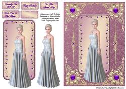 Glamorous Lady in Grey
