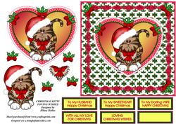 Christmas Kitty Loving Wishes